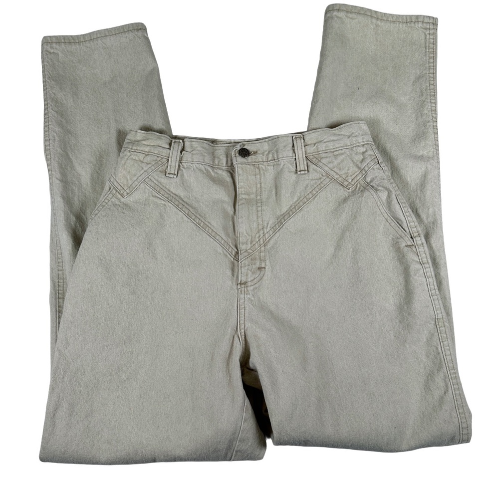 Ozark Mountain vintage 90s western jeans‎ Beige tan high rise bareback coastal